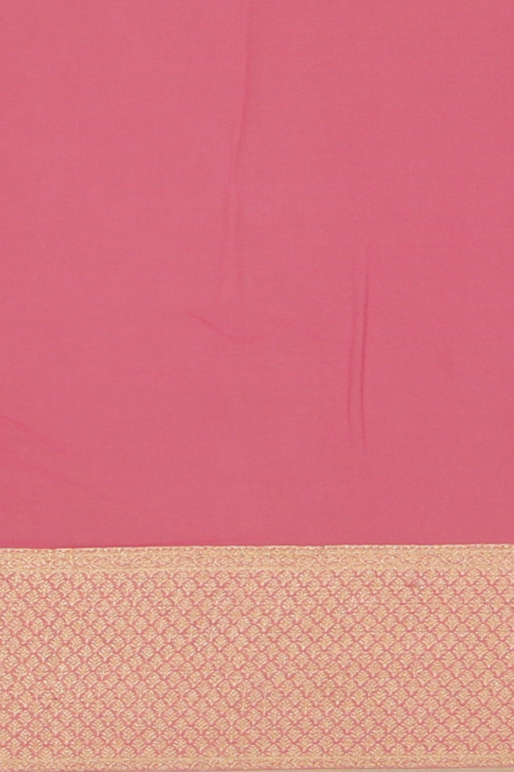 Collection of Georgette Onion-Pink Saree in a gallery layout