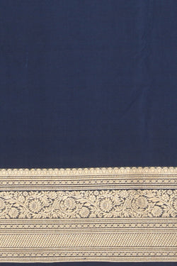 Collection of Crepe Navy Blue Saree in a gallery layout