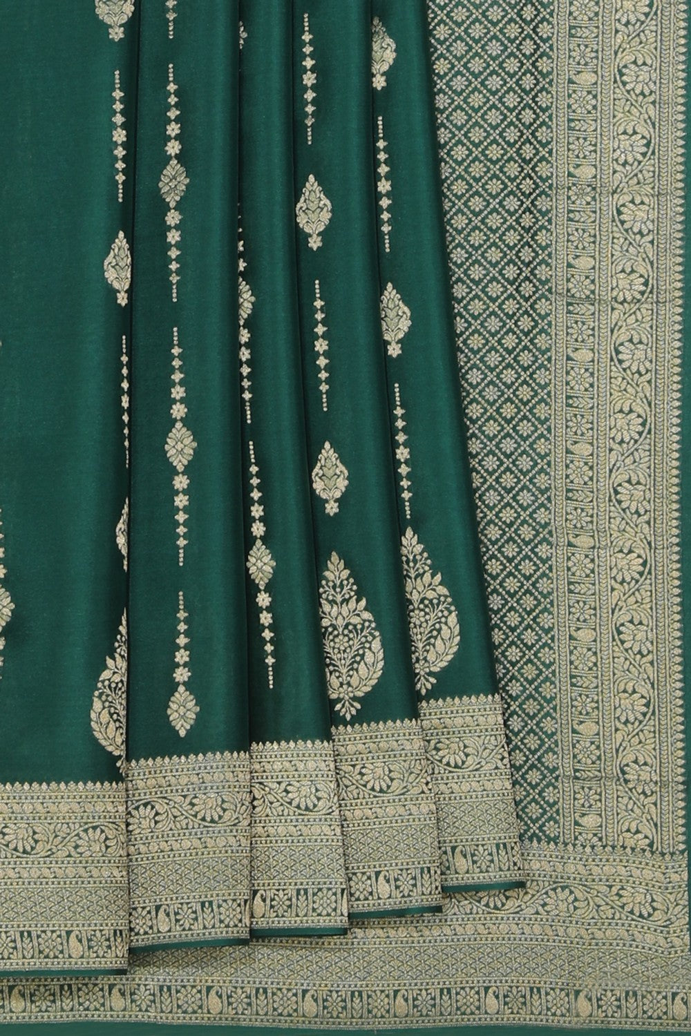 Collection of Crepe Green Saree in a gallery layout