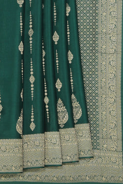 Collection of Crepe Green Saree in a gallery layout