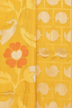 Image of Uppada Silk Yellow Saree