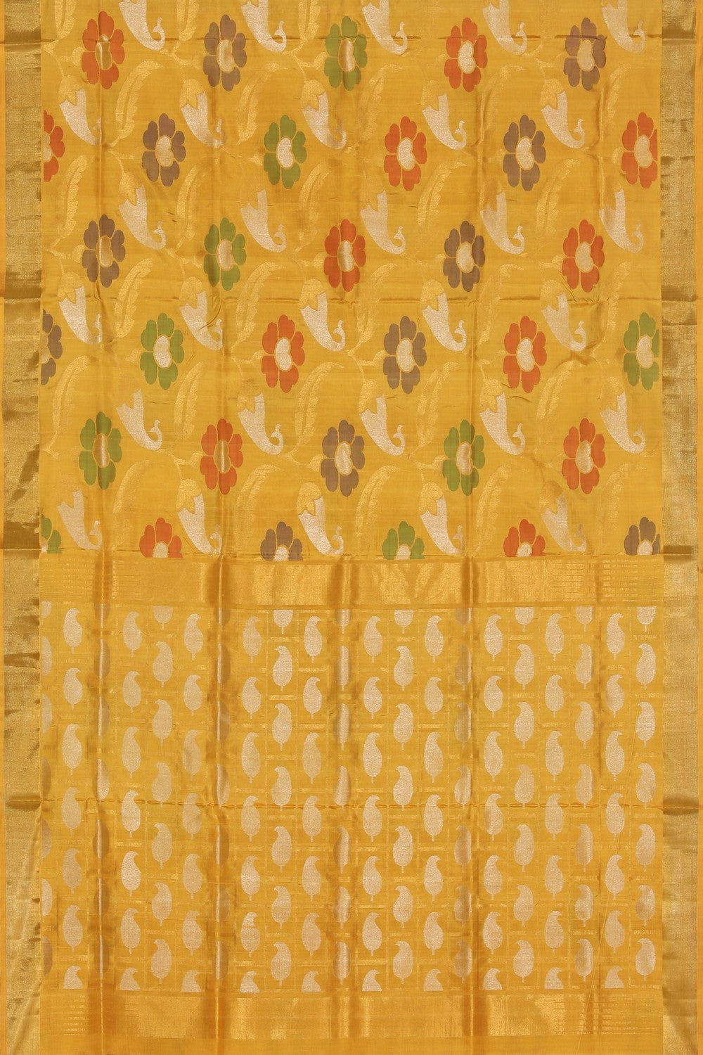 Uppada Silk Yellow Saree