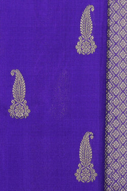 Collection of Venkatagiri Silk Purple Saree in a gallery layout