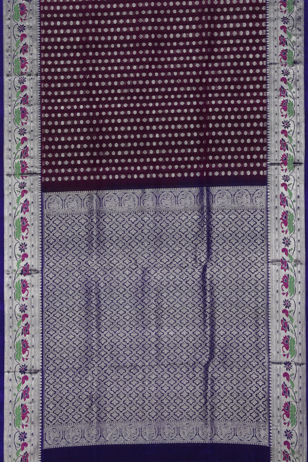 Venkatagiri Silk Purple Saree