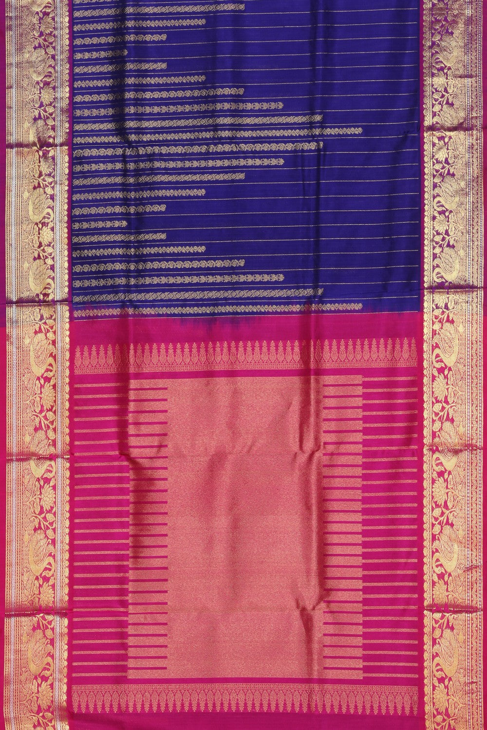 Image of Venkatagiri Silk Purple Saree