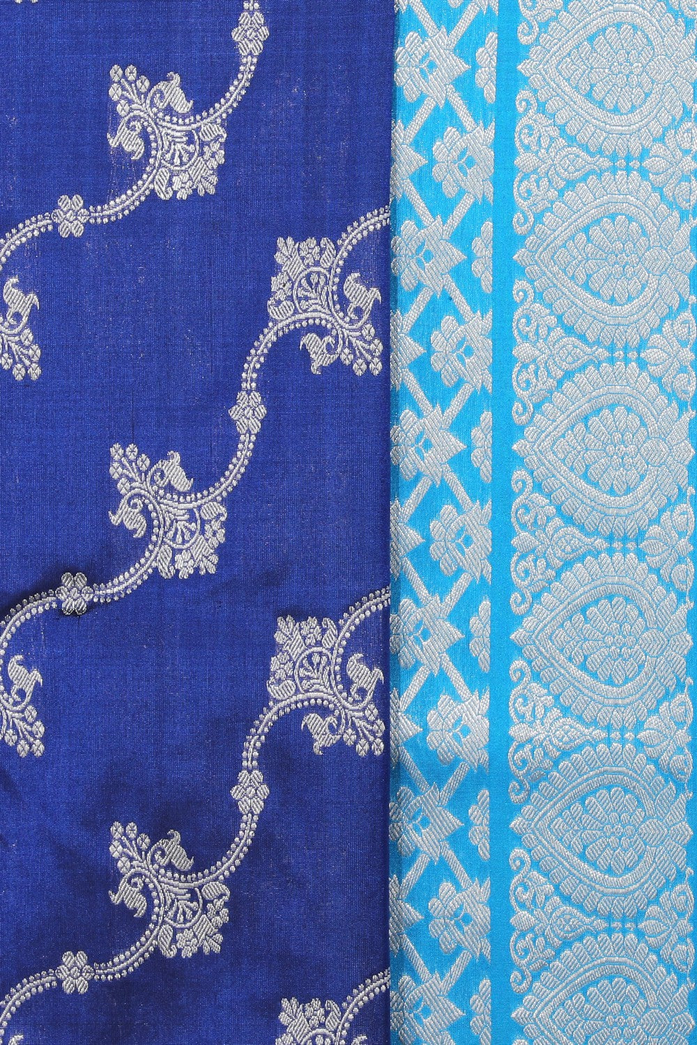 Venkatagiri Silk Indigo Blue Saree