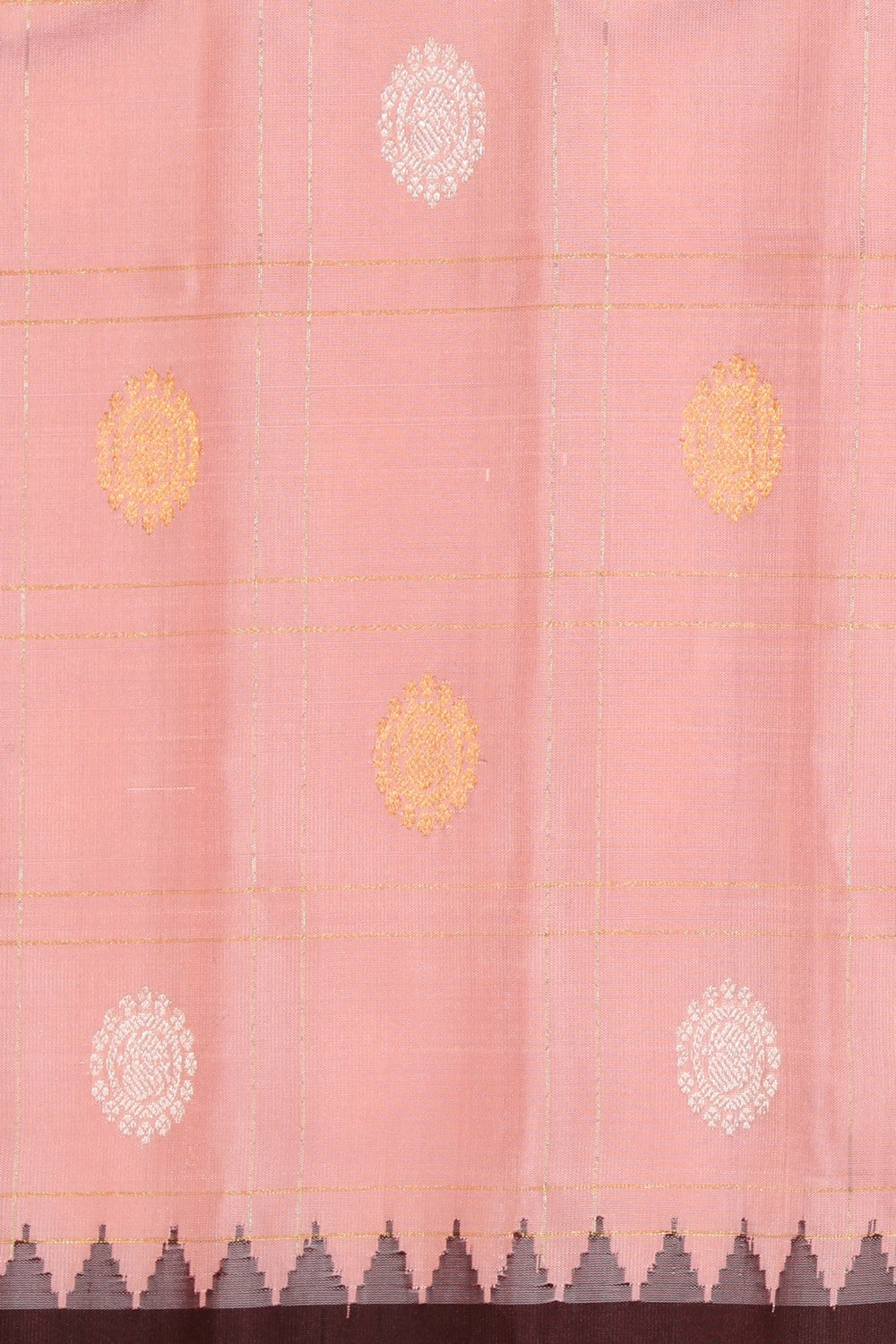 Gadwal Silk Pink Saree