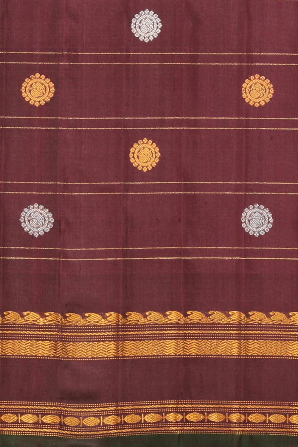 Gadwal Silk Pink Saree