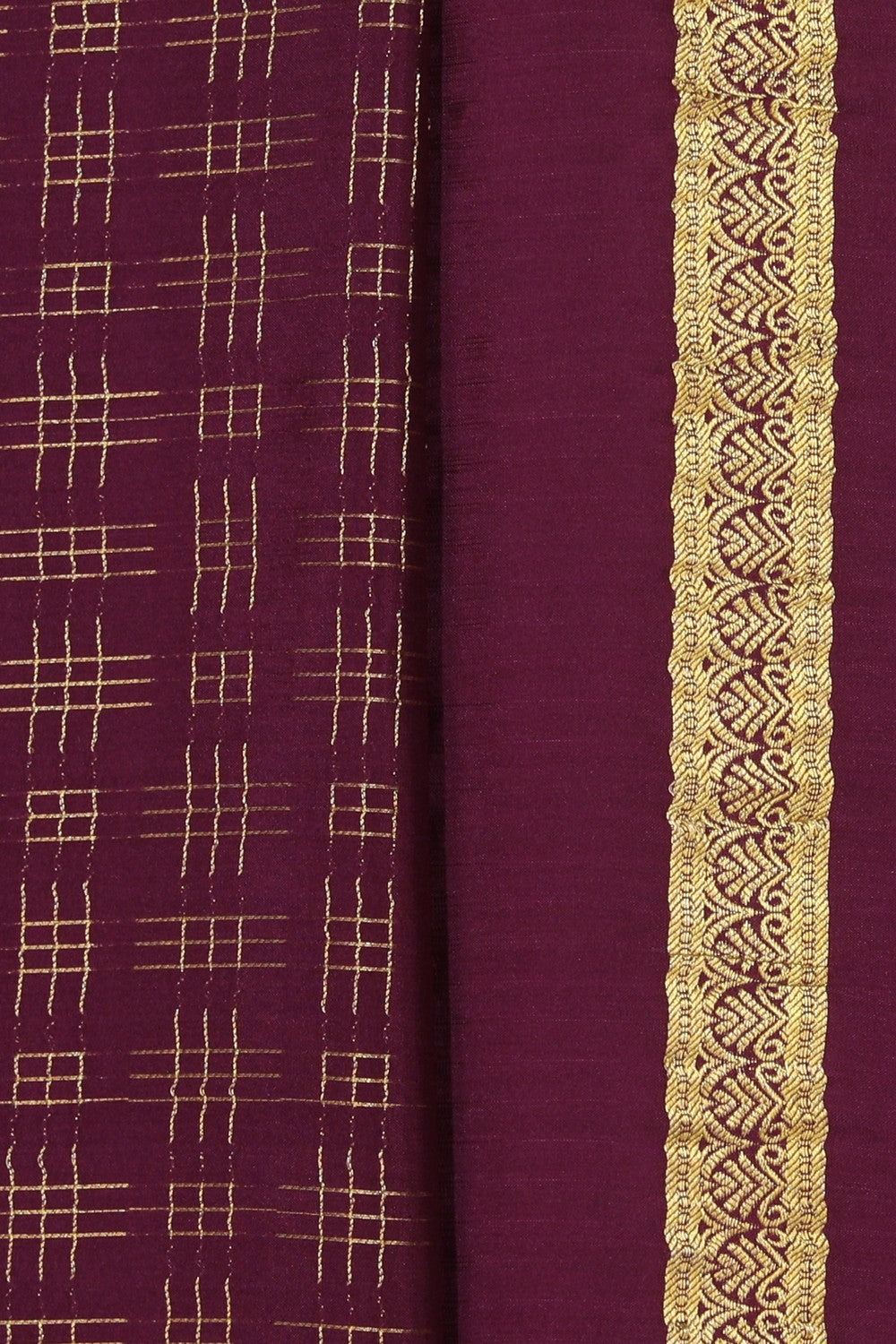 Mysore Binny Crepe Silk Violet Saree