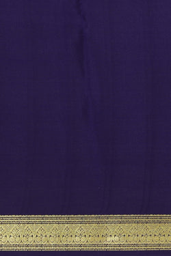 Collection of Mysore Binny Silk Purple Saree in a gallery layout