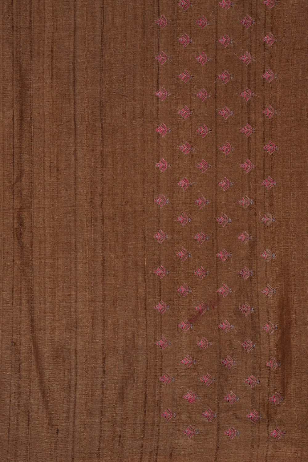 Image of Tussar Silk Embroidery Saree