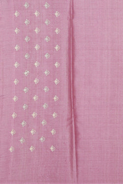 Collection of Tussar Silk Lavender Saree in a gallery layout