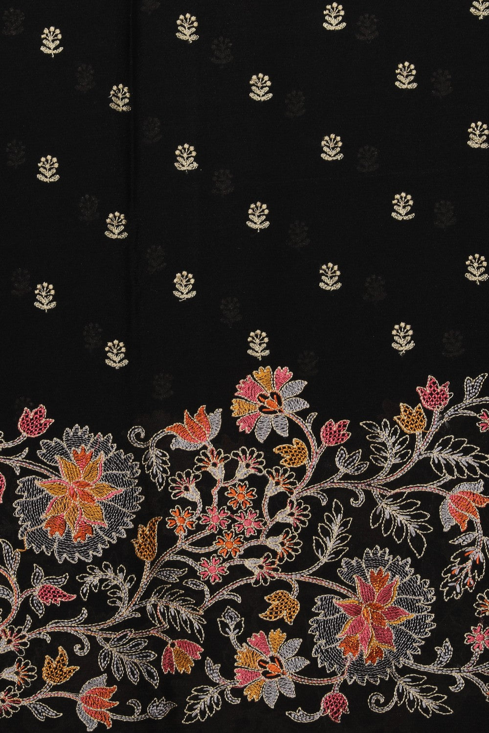 Collection of Chiffon Black Saree in a gallery layout