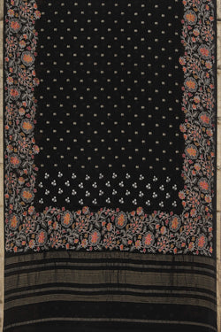 Collection of Chiffon Black Saree in a gallery layout