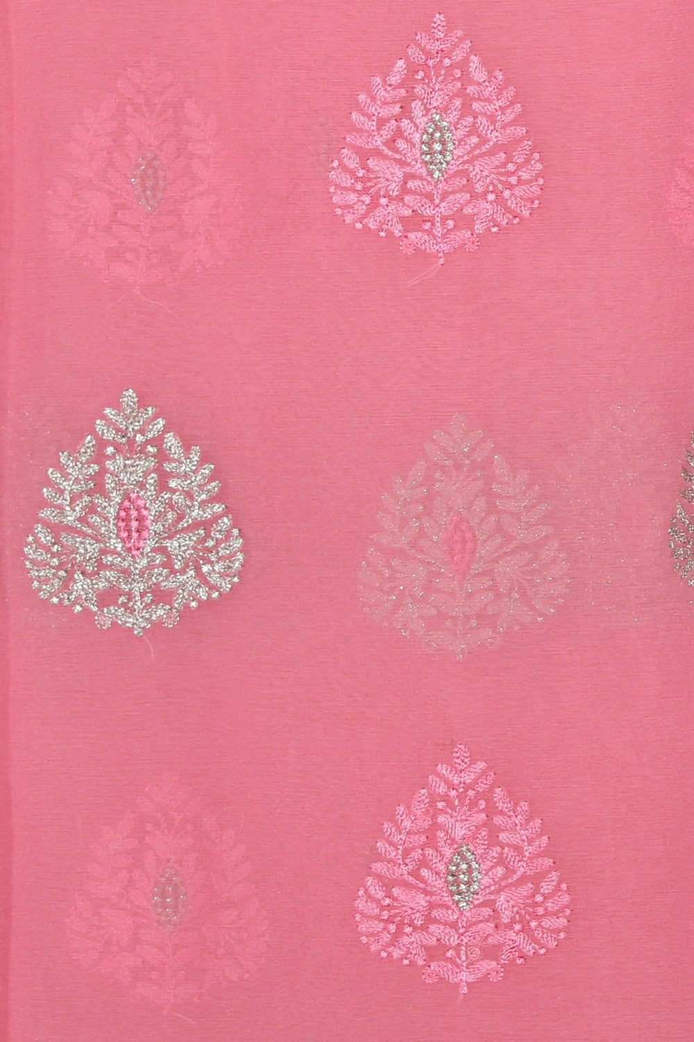 Collection of Crepe Pink Saree in a gallery layout