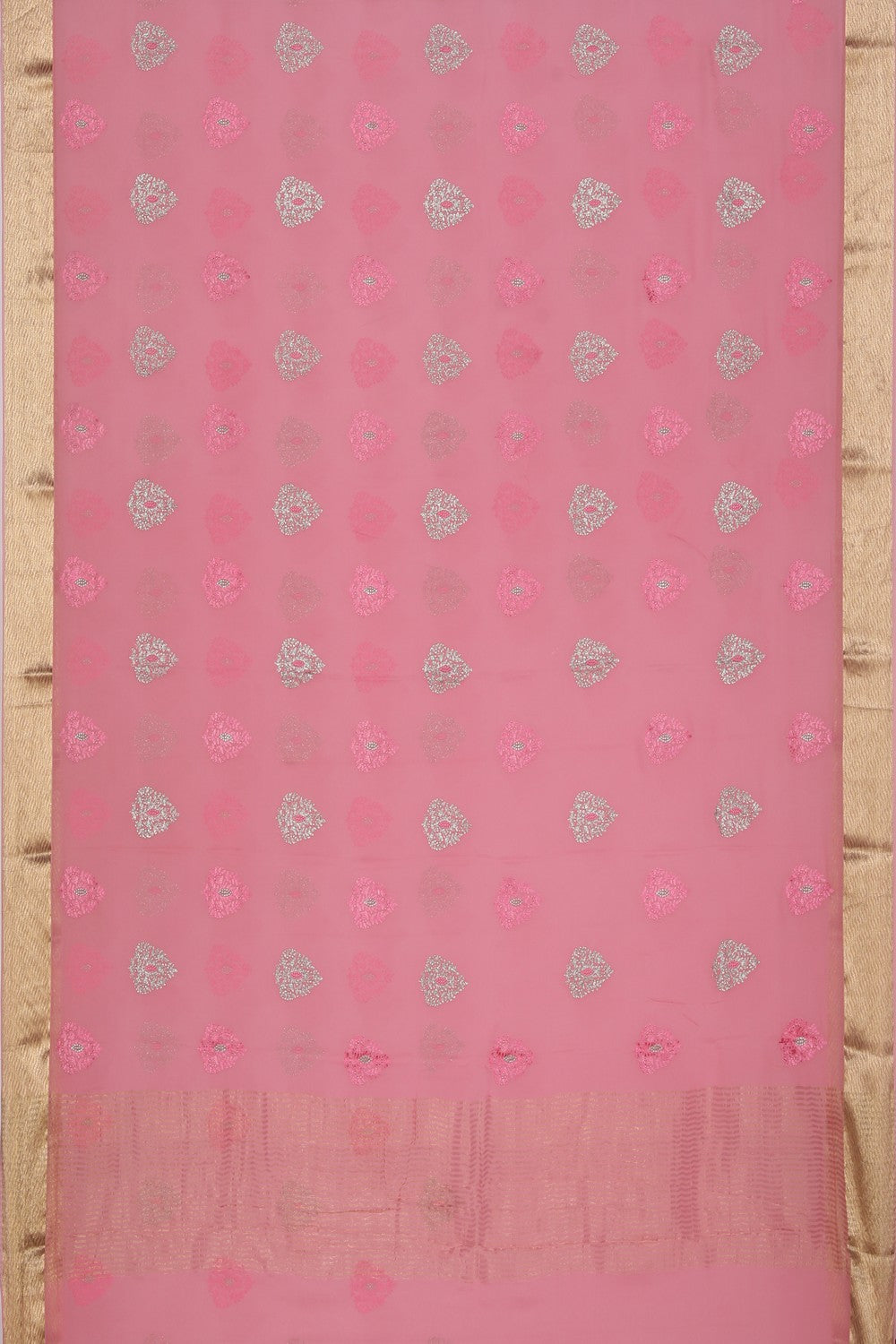 Collection of Crepe Pink Saree in a gallery layout