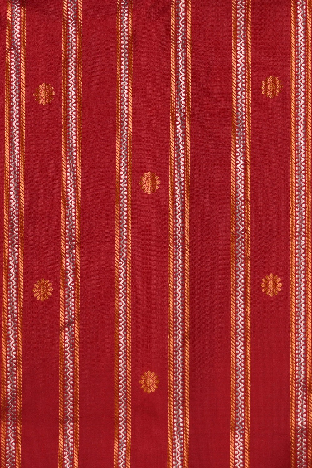 Gadwal Silk Red Saree