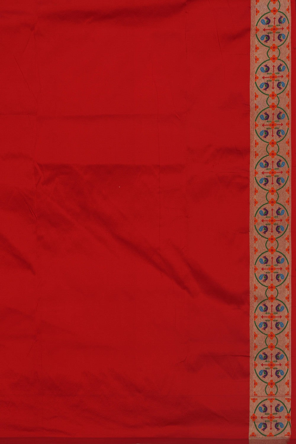 Image of Paithani A Beautiful Red Saree