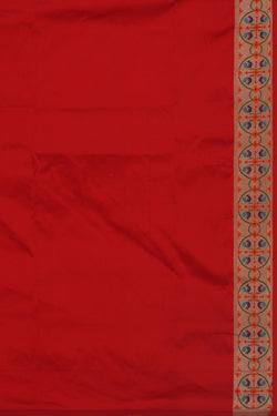 Image of Paithani A Beautiful Red Saree
