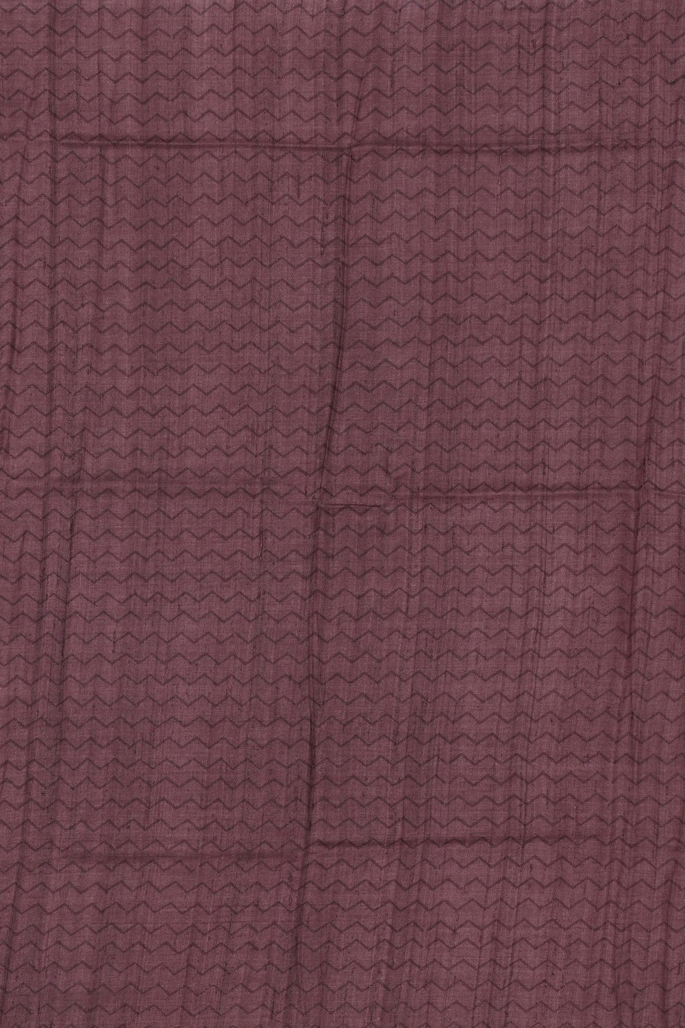 Image of Tussar Silk Flower Print Saree