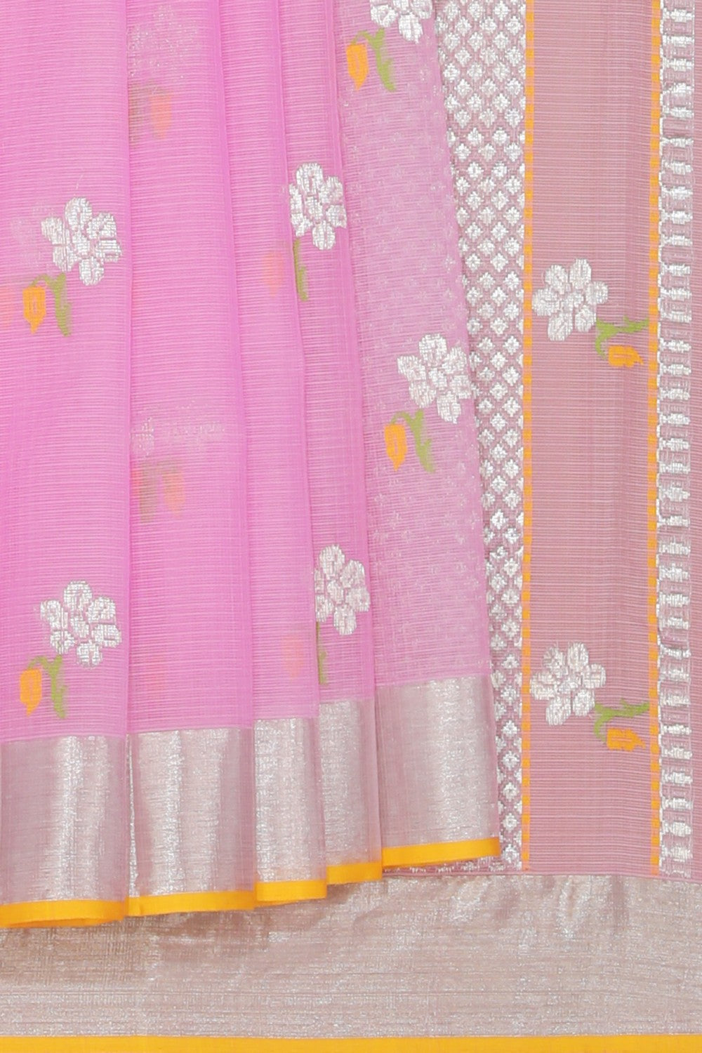 Collection of Kota Pink Saree in a gallery layout