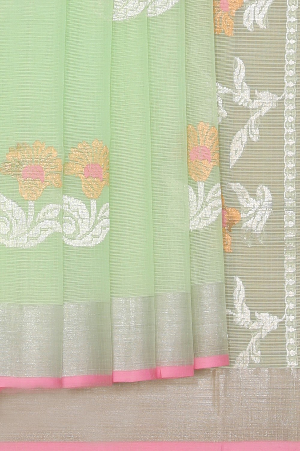 Collection of Kota Mint Green Saree in a gallery layout