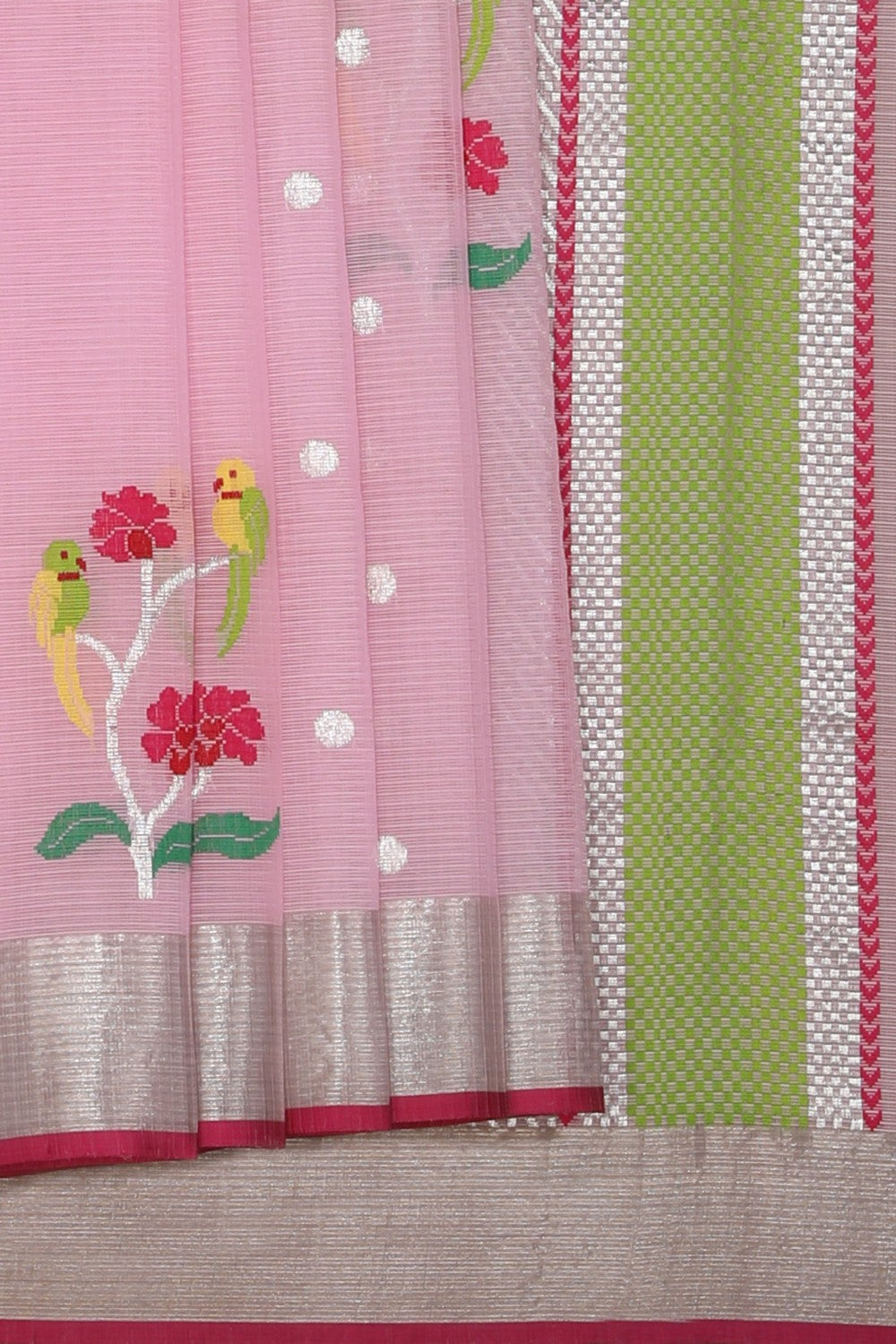 Collection of Kota Pink Saree in a gallery layout