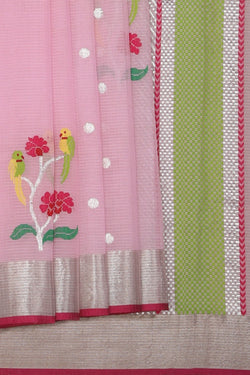 Collection of Kota Pink Saree in a gallery layout