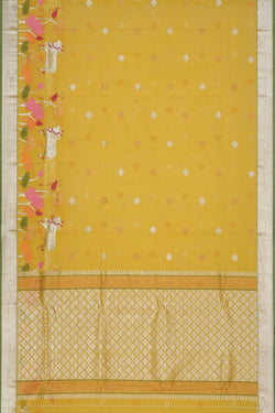 Collection of Kota Yellow Saree in a gallery layout