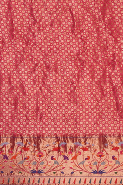 Image of Kota Bandhani Pink Saree