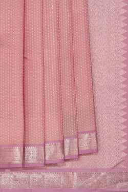 Image of Arani Silk Peach Saree