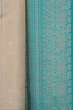 Image of Arani Silk Off-White Saree