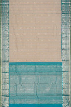 Image of Arani Silk Off-White Saree