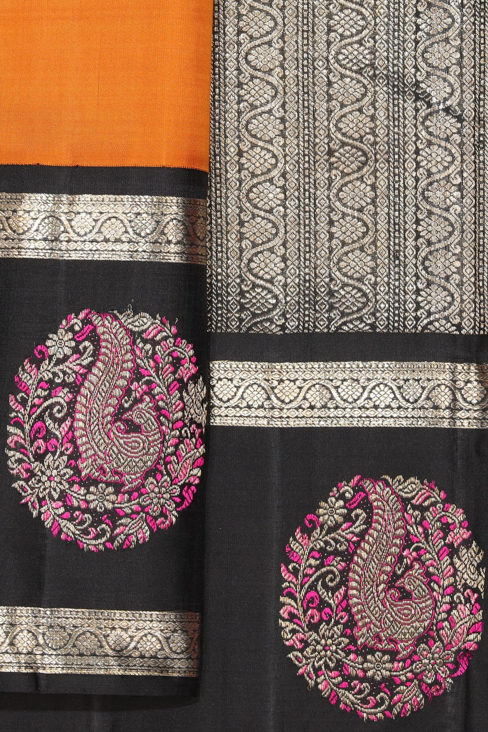 Arani Silk Mustard Saree