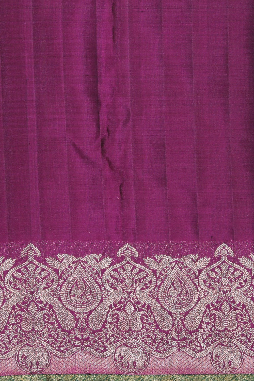 Arani Silk Check Pattern Pink Saree