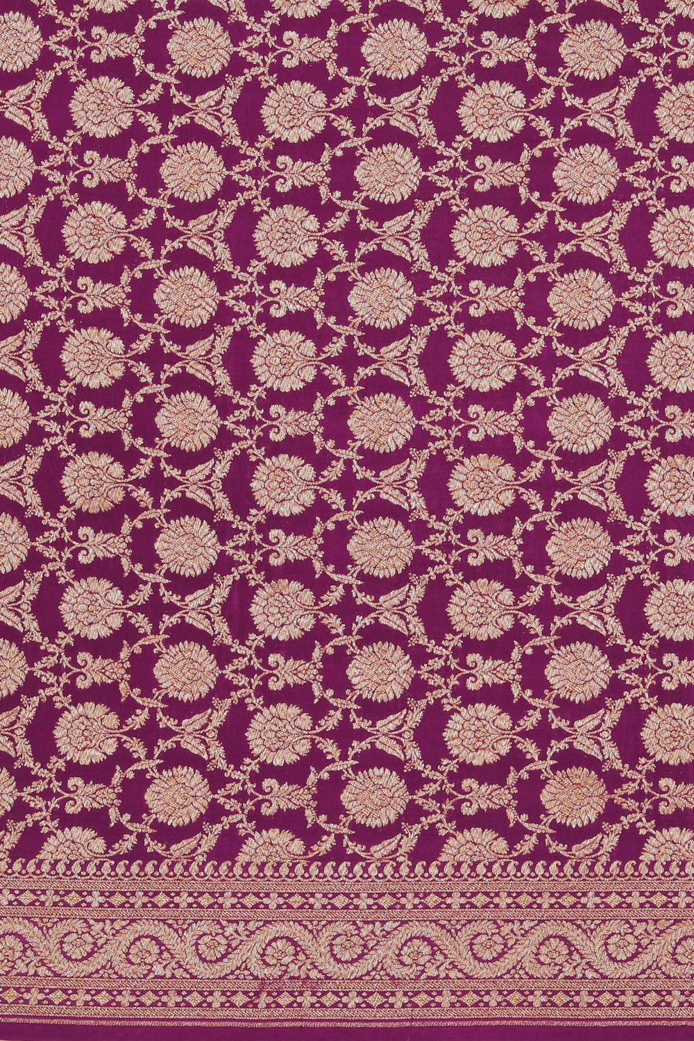 Image of Banarasi Crepe Silk Green Saree