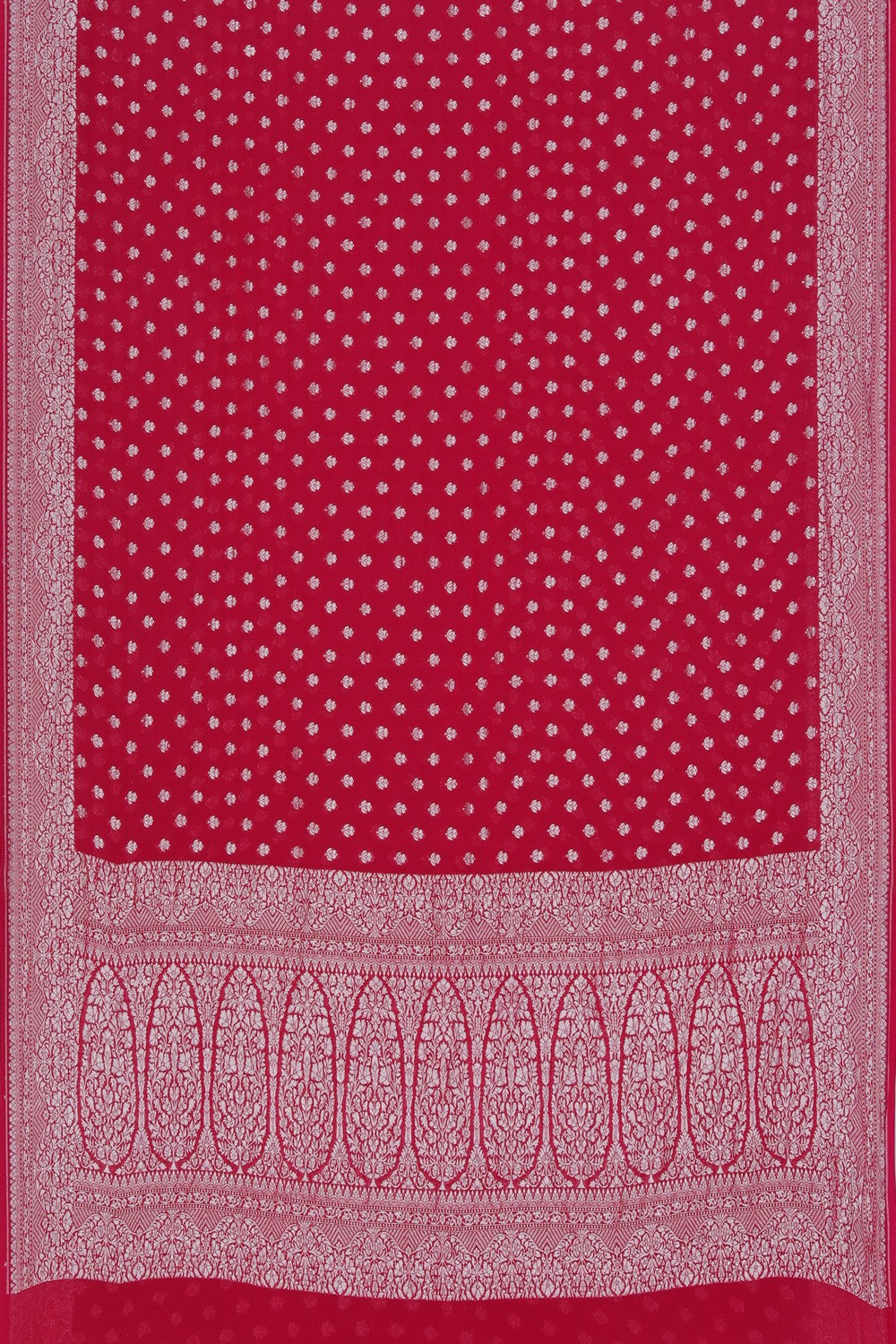 Banarasi Georgette Pink Saree