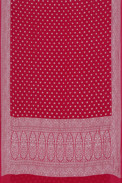 Image of Banarasi Georgette Pink Saree