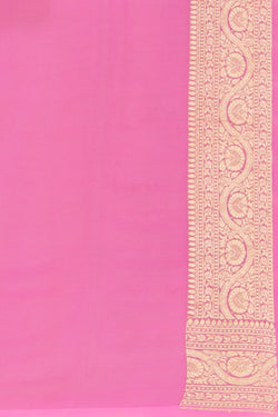 Image of Banarasi Coral Peach Saree