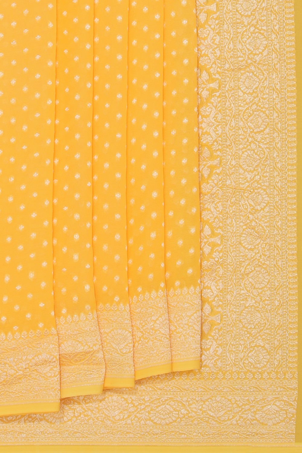 Banarasi Yellow Saree