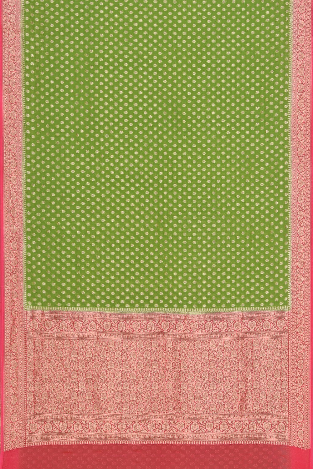 Banarasi Green Saree