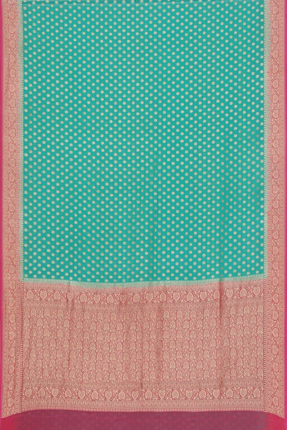 Banarasi Sea Green Saree