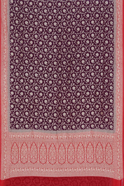 Image of Banarasi Purple Saree