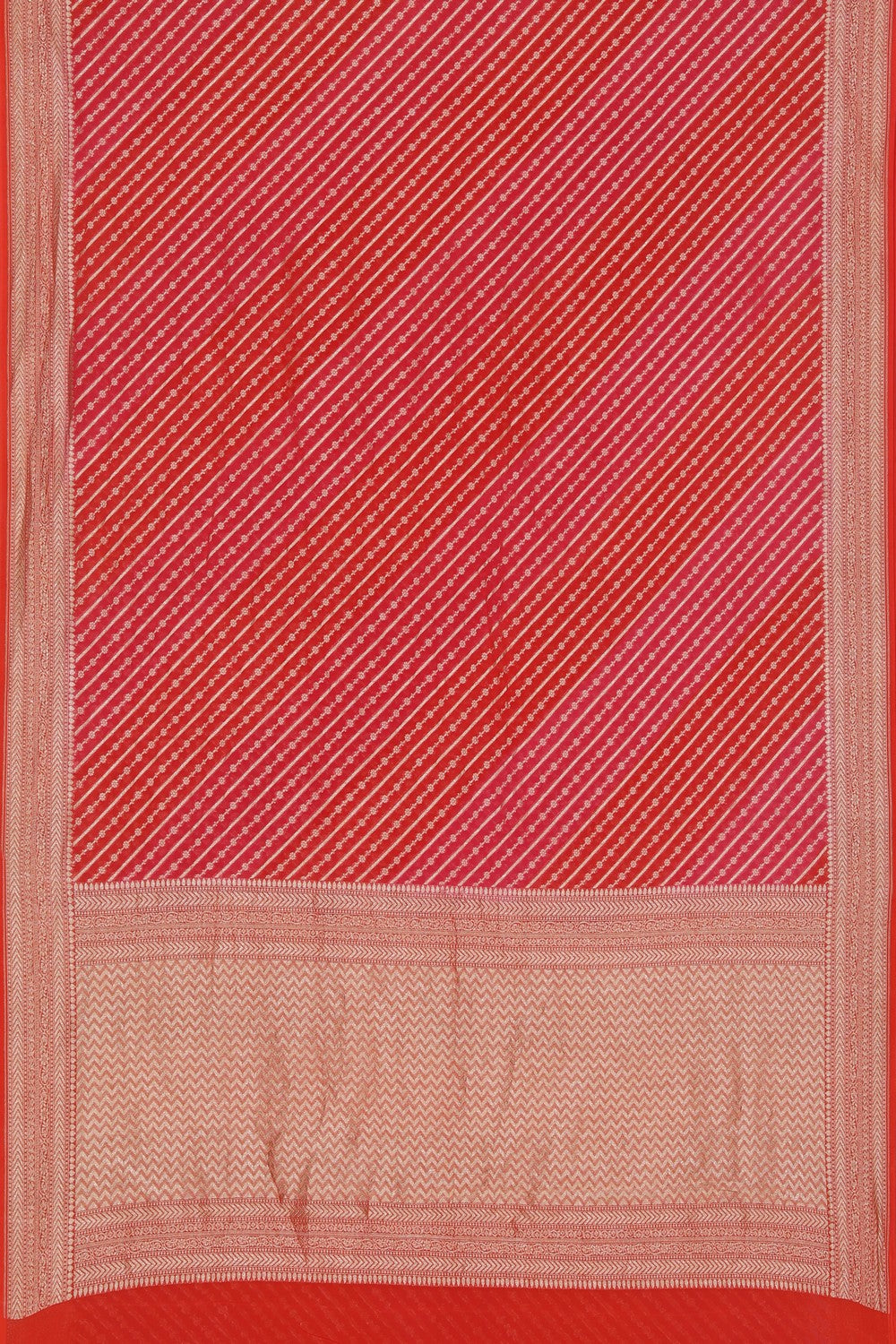 Banarasi Chiffon Fuchsia Pink Saree