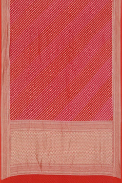 Image of Banarasi Chiffon Fuchsia Pink Saree