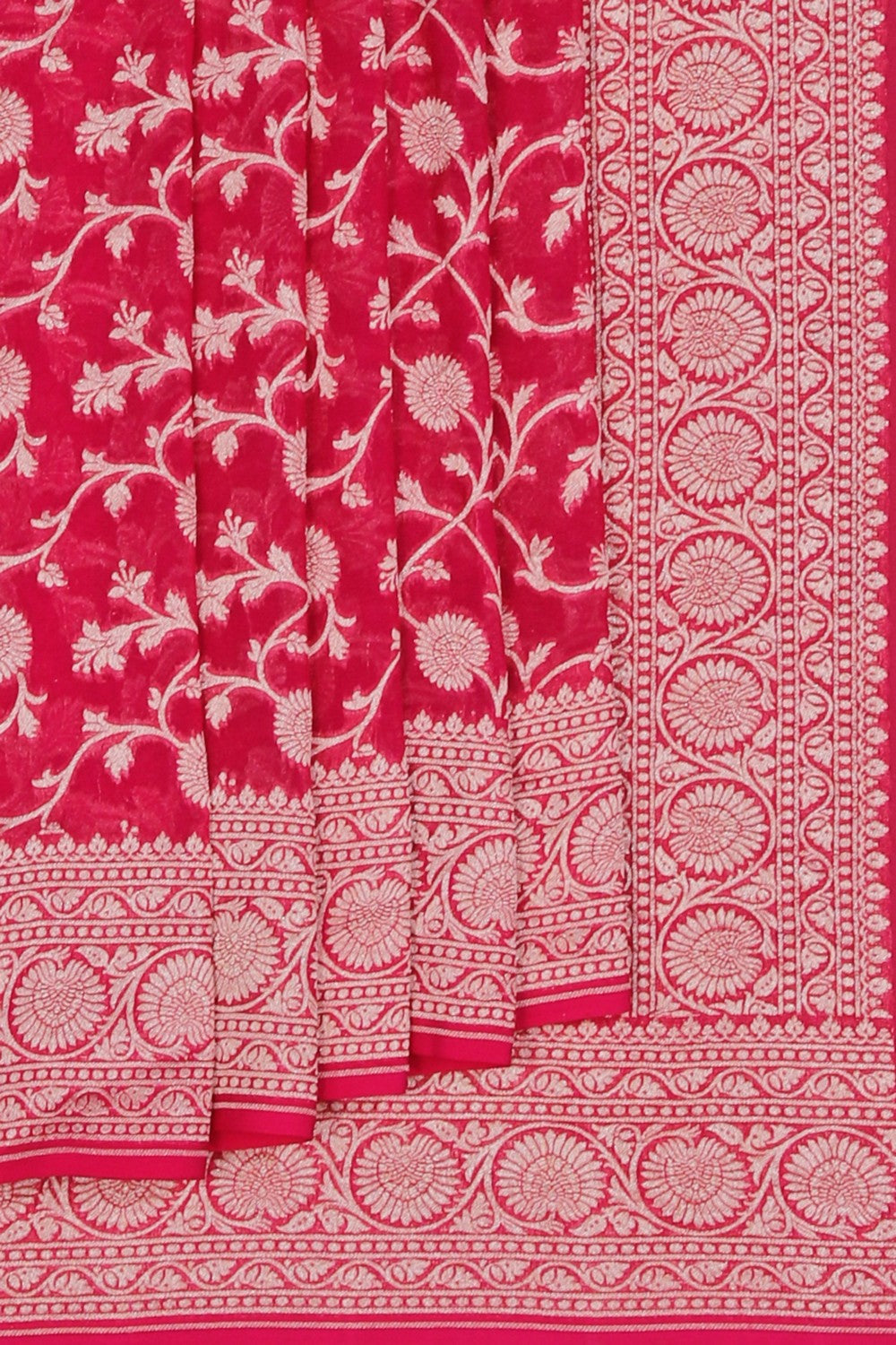 Banarasi Pink Saree