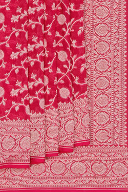 Image of Banarasi Pink Saree