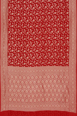 Image of Banarasi Red Saree