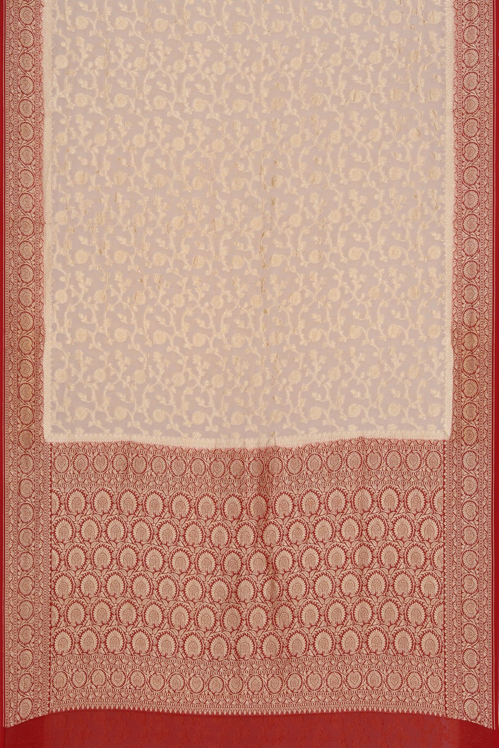 Image of Banarasi Ivory Cream Saree