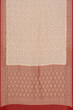 Image of Banarasi Ivory Cream Saree